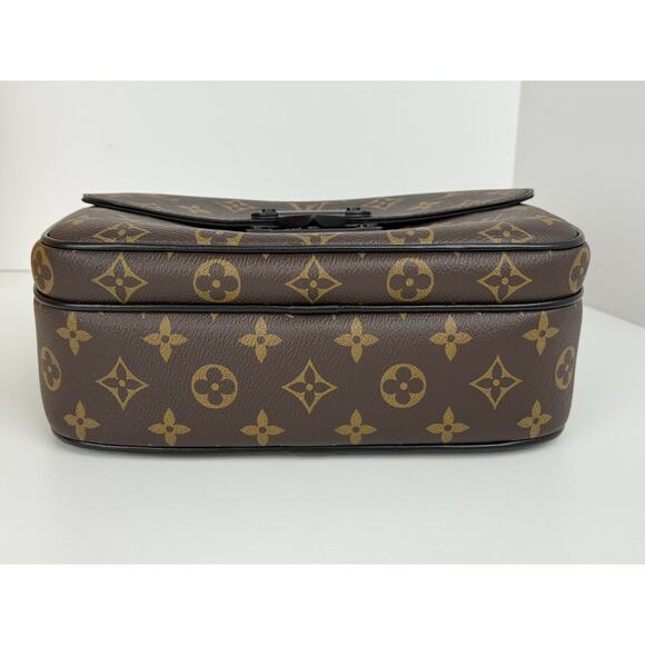 Louis Vuitton S Lock Monogram Macassar Canvas Crossbody Bag - Picture 7 of 15
